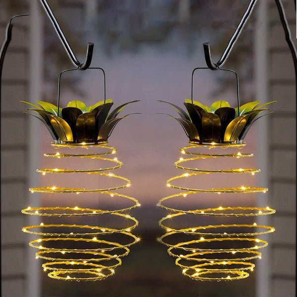Solarbetriebene Ananas Gartenlampe