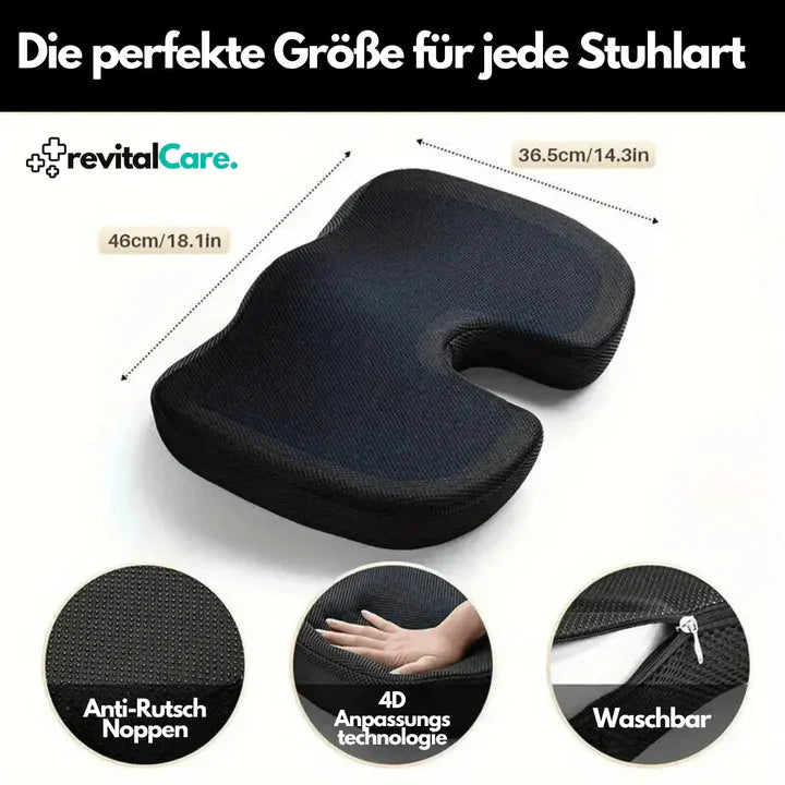 Ergonomisches 4D Komfort Sitzkissen Mit Orthopädischer Unterstützung