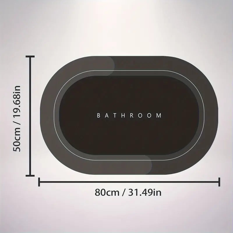 Schnell Trocknende Badezimmer-matte