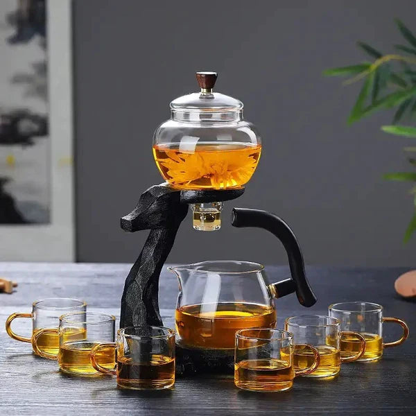 Kunstvolles Teebrenn Set mit Tiere Design – Exklusives Tea Brewer für einen Stilvollen Teetrinkgenuss