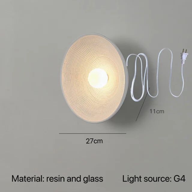 Minimalistische Japanische Wandlampe