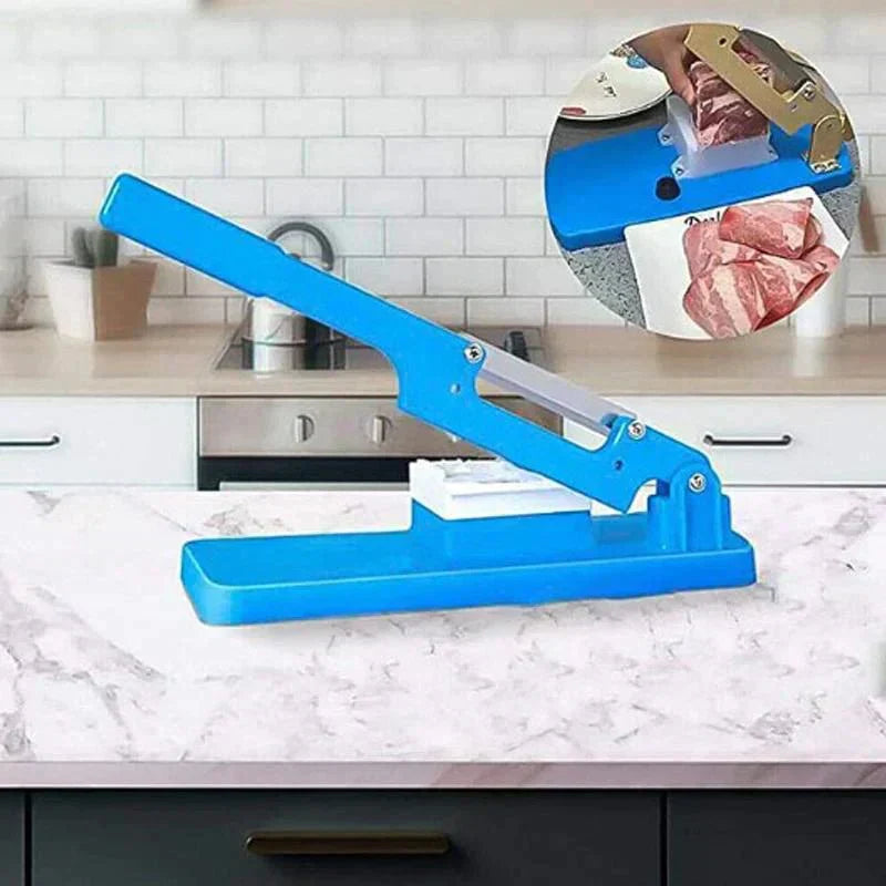 Manueller Multifunktions Lebensmittelschneider – Robuster Fleisch und Gemüseschneider für Tiefkühlware