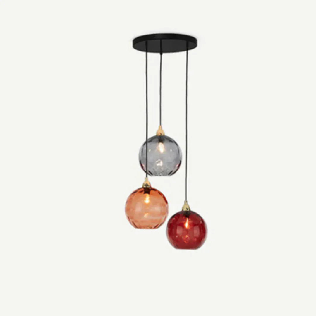 Elegante Dreifach-Cluster Pendelleuchte
