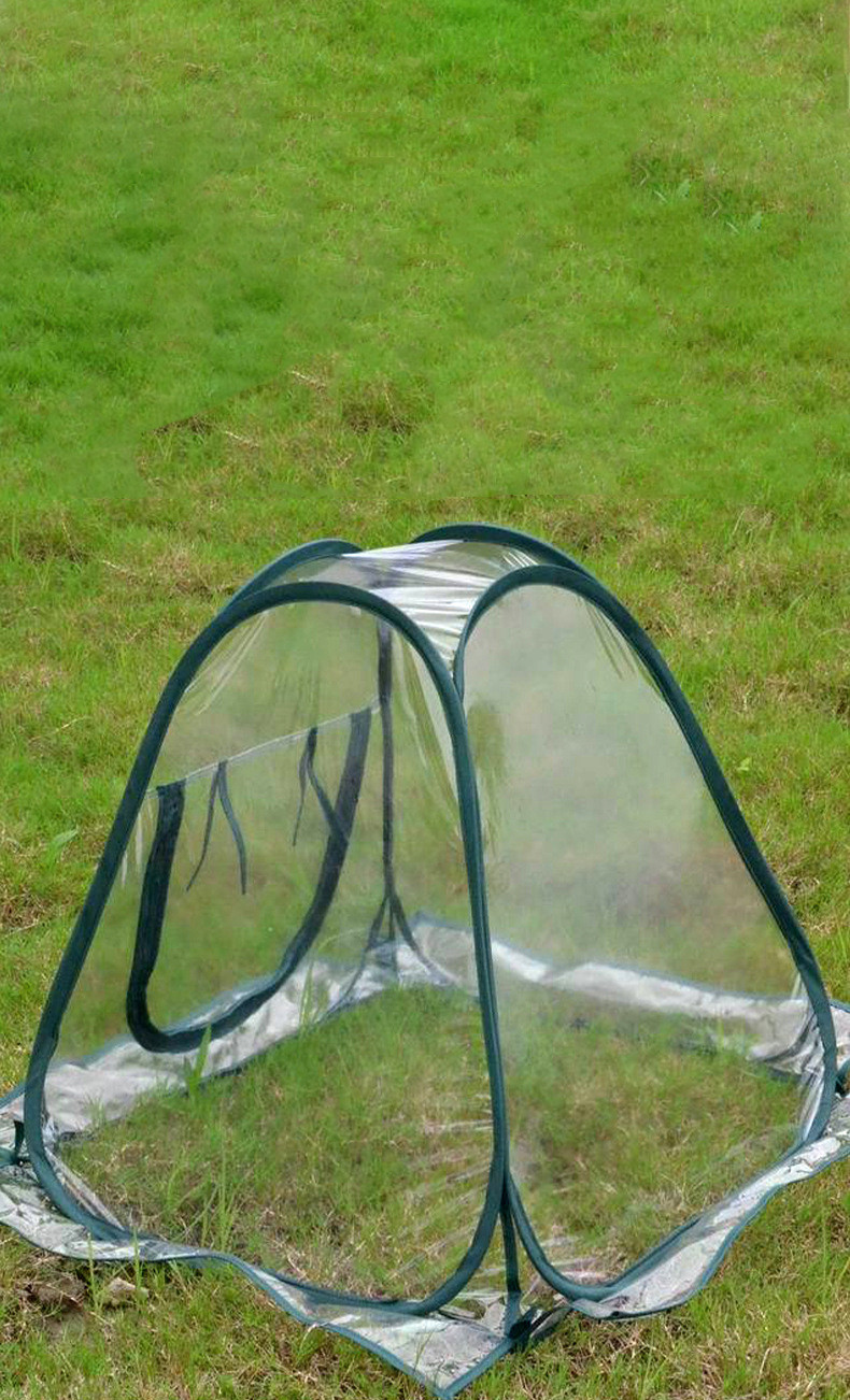 Kompakter Pflanzenschutz-Zelt für Gartenpflanzen – Transparentes Gewächshaus
