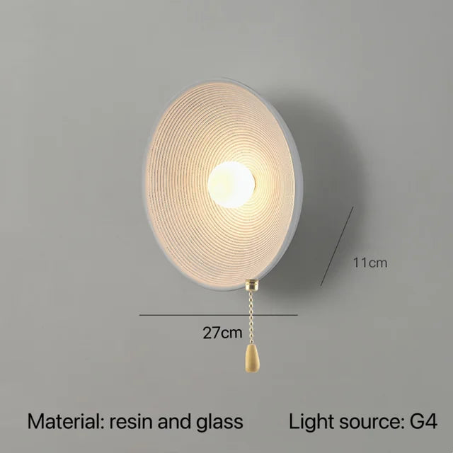 Minimalistische Japanische Wandlampe