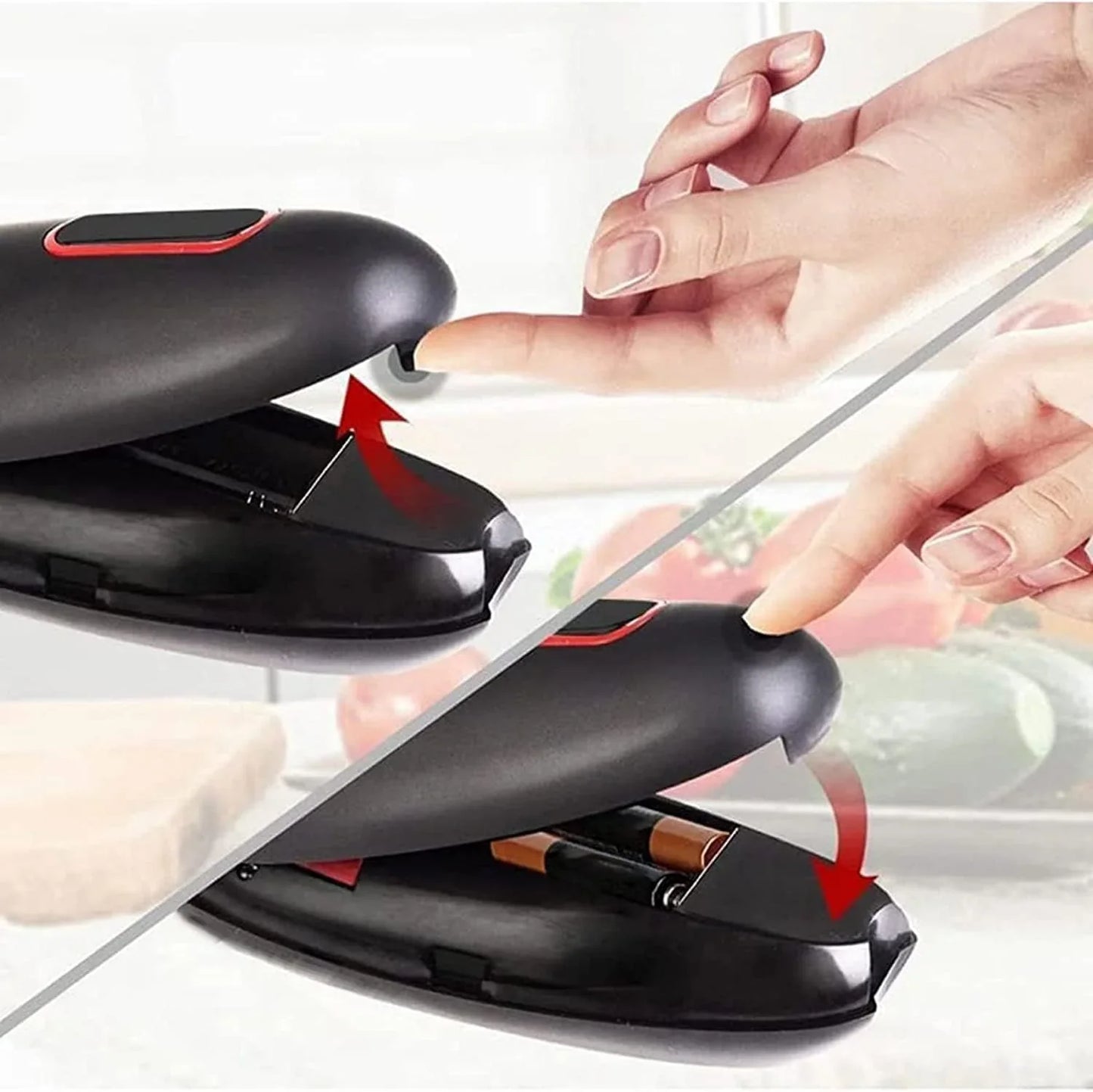 Automatischer Dosenöffner mit Ergonomischem Griff und Ein-Knopf-Bedienung