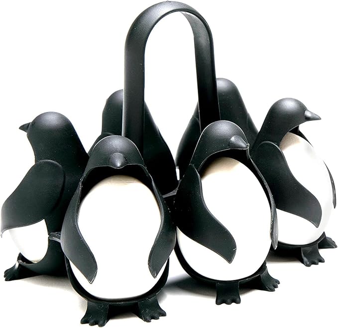 3-in-1 Eierhalter mit Süßem Pinguin Design