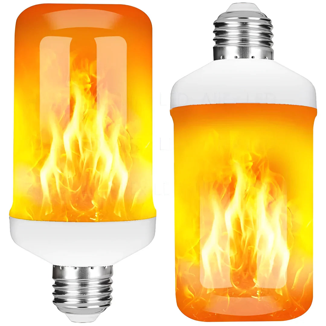 Flammen-Effekt Lampe – 9W LED Glühbirne mit Realistischem Flammenschein