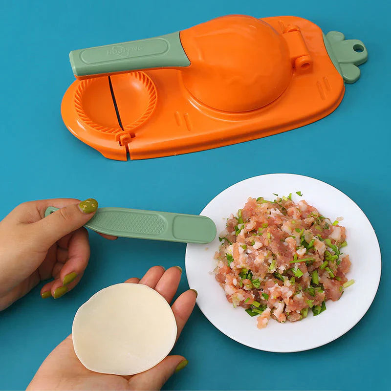 Knödel-Form mit Hebelmechanismus für Schnelle und Gleichmäßige Teigtaschen