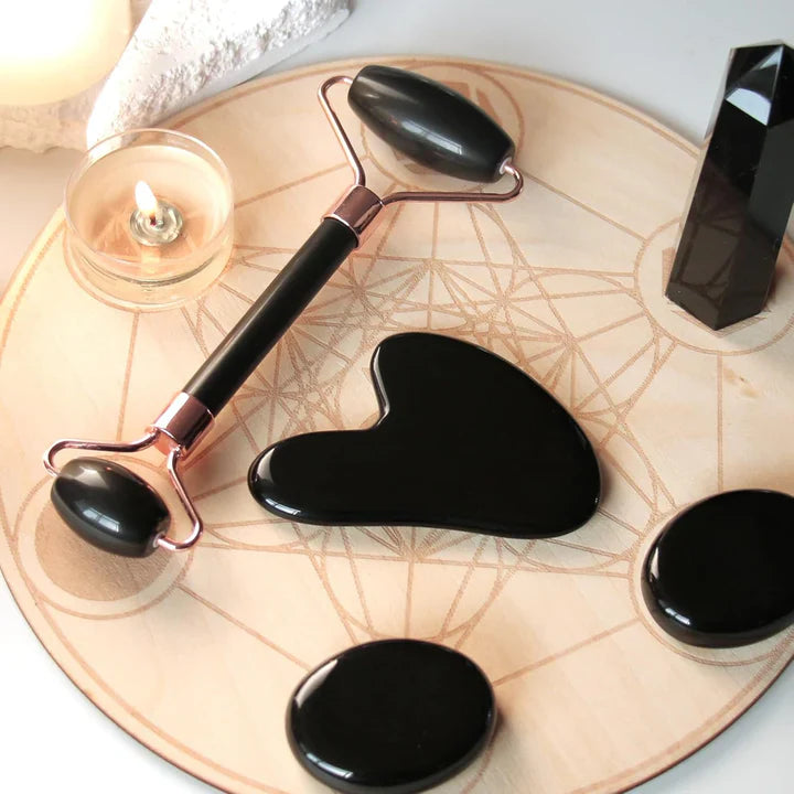 Instant Glow Gua Sha & Jade Roller Set | Für Strahlende Haut Und Natürliche Entspannung