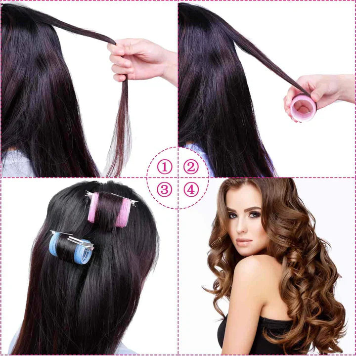 Selbstklebende Haarwickler | Für Voluminöse Und Langanhaltende Locken