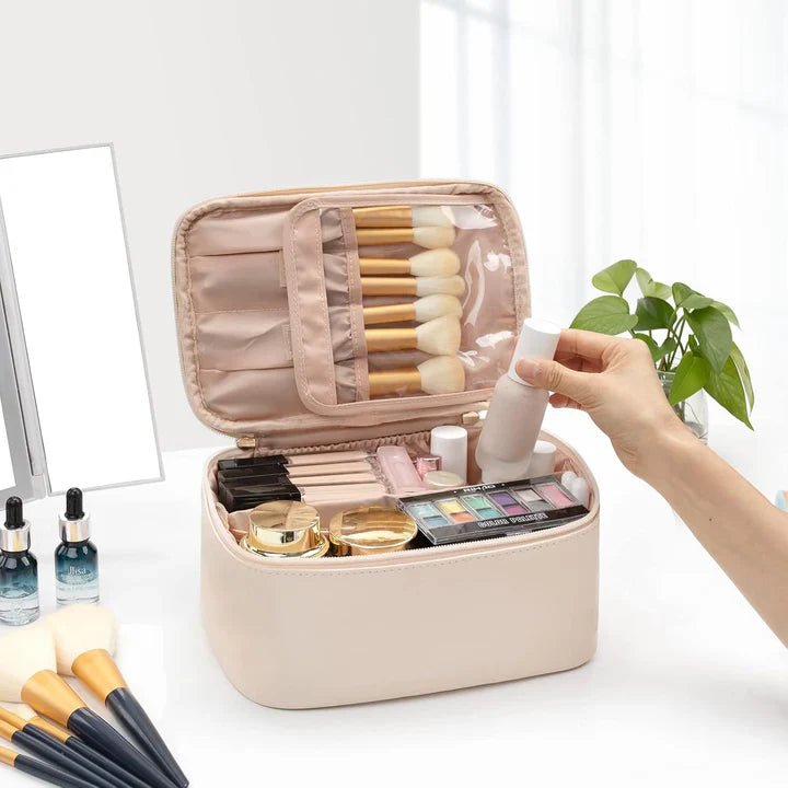 Praktischer Make-Up Organizer Für Reisen | Mit Fächern Und Verteilern