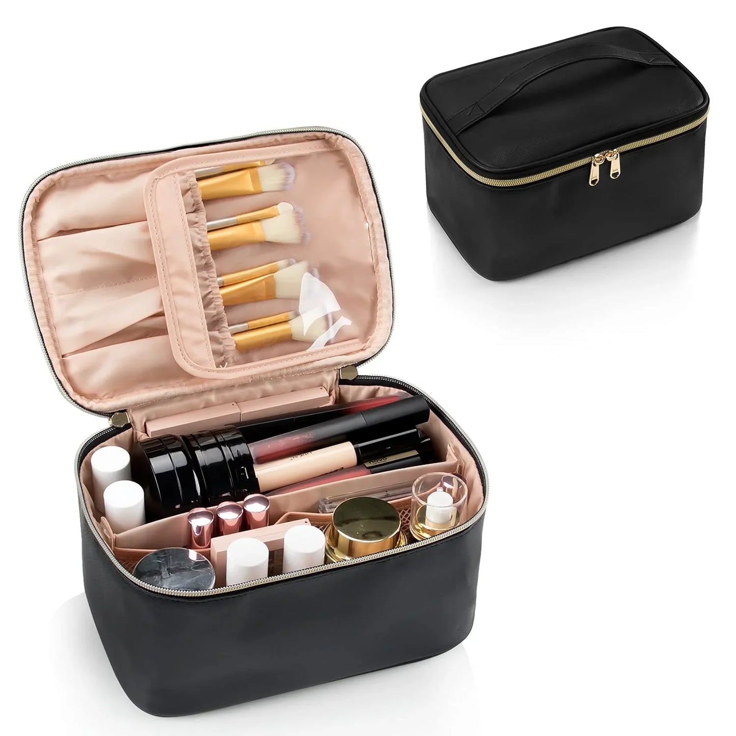 Praktischer Make-Up Organizer Für Reisen | Mit Fächern Und Verteilern
