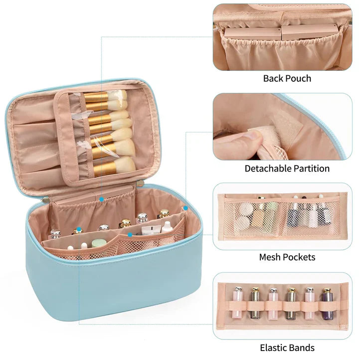 Praktischer Make-Up Organizer Für Reisen | Mit Fächern Und Verteilern