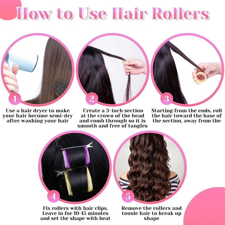 Selbstklebende Haarwickler | Für Voluminöse Und Langanhaltende Locken
