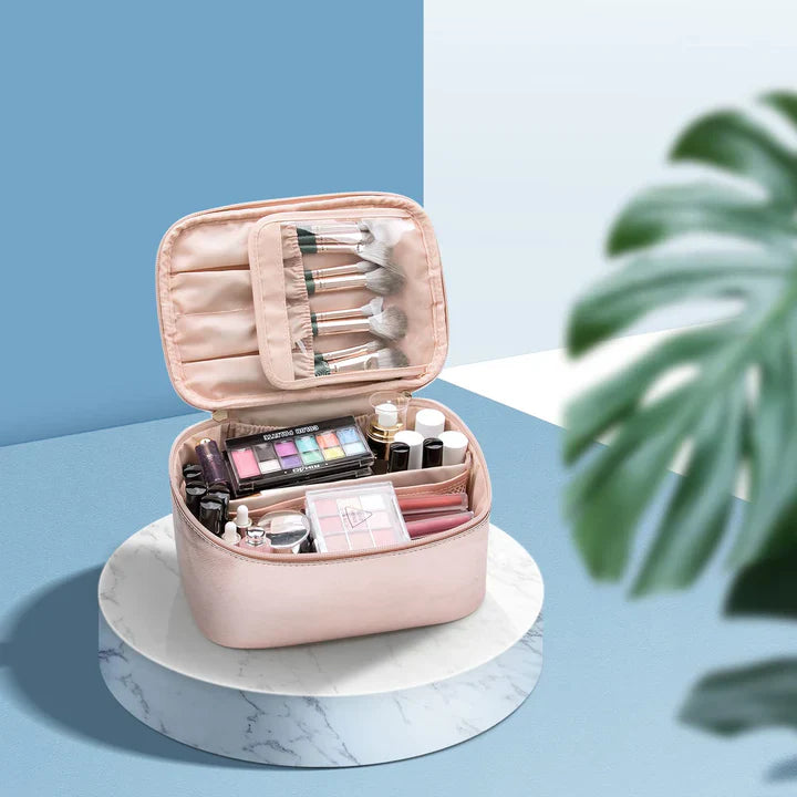 Praktischer Make-Up Organizer Für Reisen | Mit Fächern Und Verteilern
