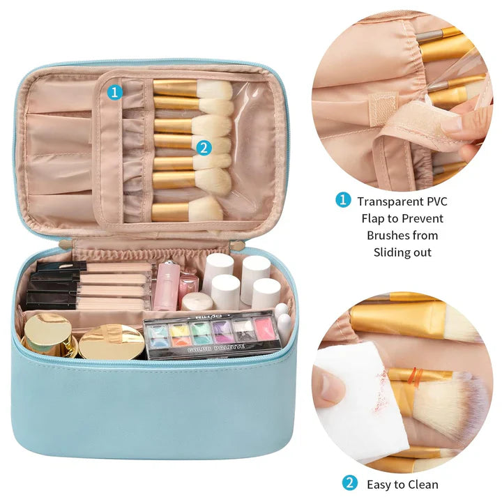 Praktischer Make-Up Organizer Für Reisen | Mit Fächern Und Verteilern