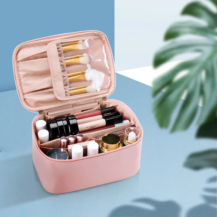 Praktischer Make-Up Organizer Für Reisen | Mit Fächern Und Verteilern