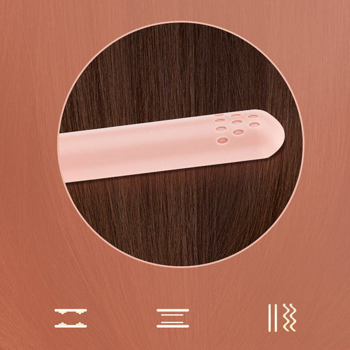 2-in-1 Haarstyler – Glätteisen und Lockenstab