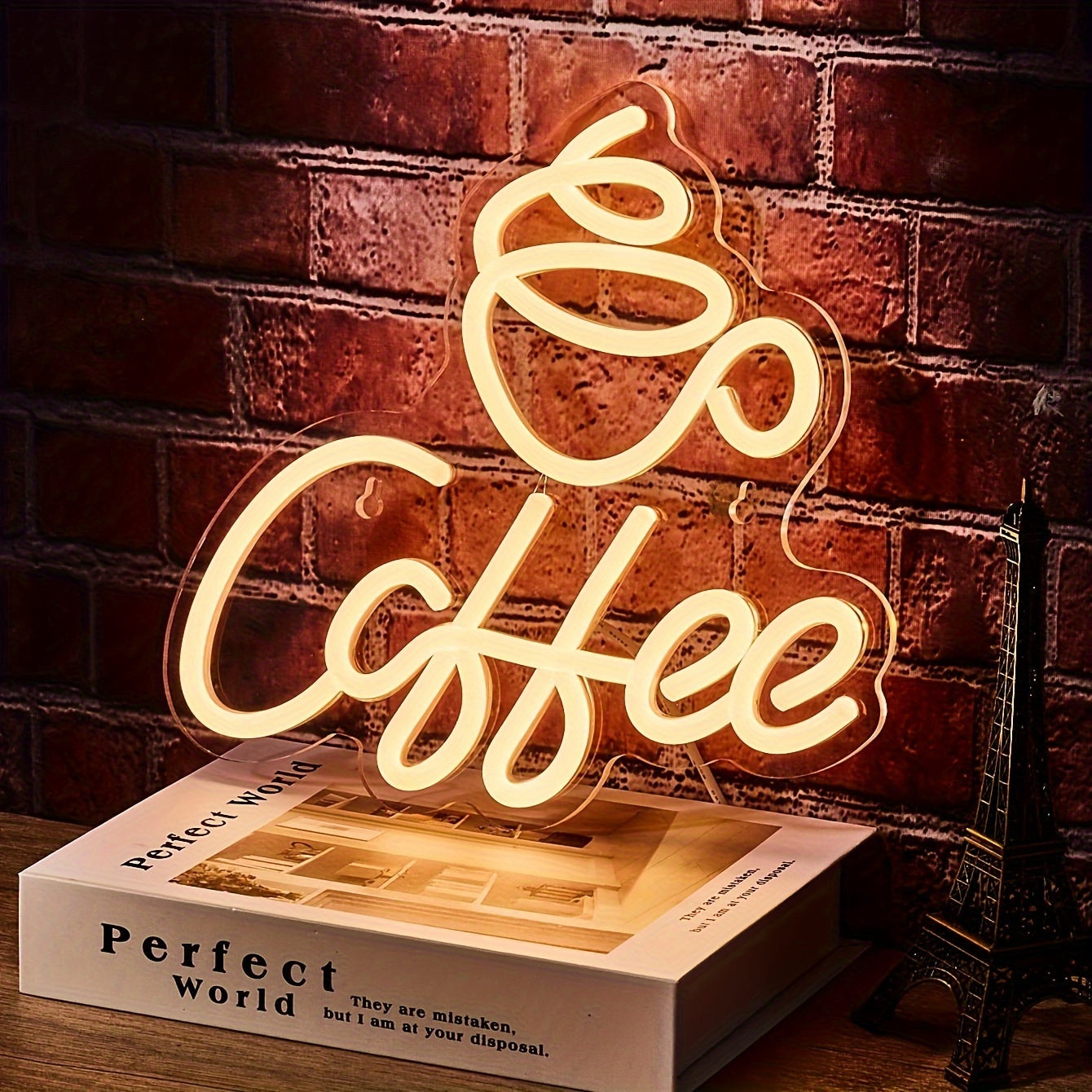 Neon LED Kaffeeschild für Wanddekoration