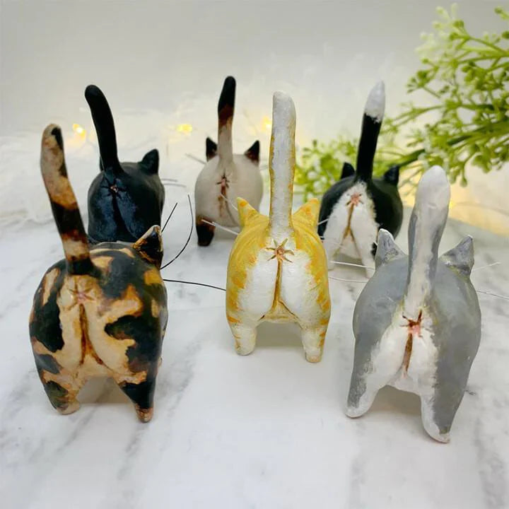 Handgefertigtes Einzigartiges Katzen-Weihnachtsornament
