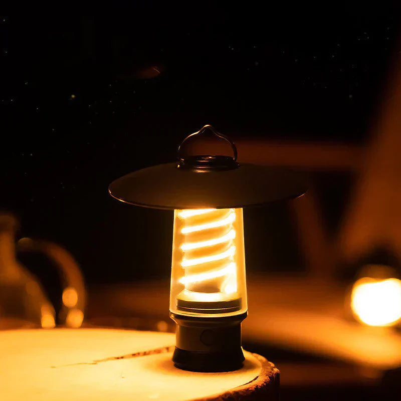 Vielseitige LED Campinglaterne mit Taschenlampenfunktion