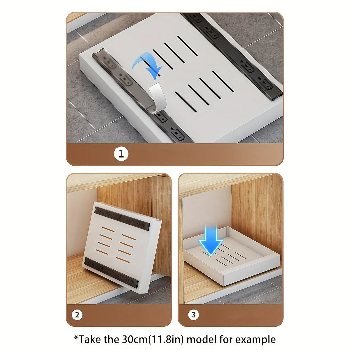 Erweiterbarer Küchenschrank Organizer