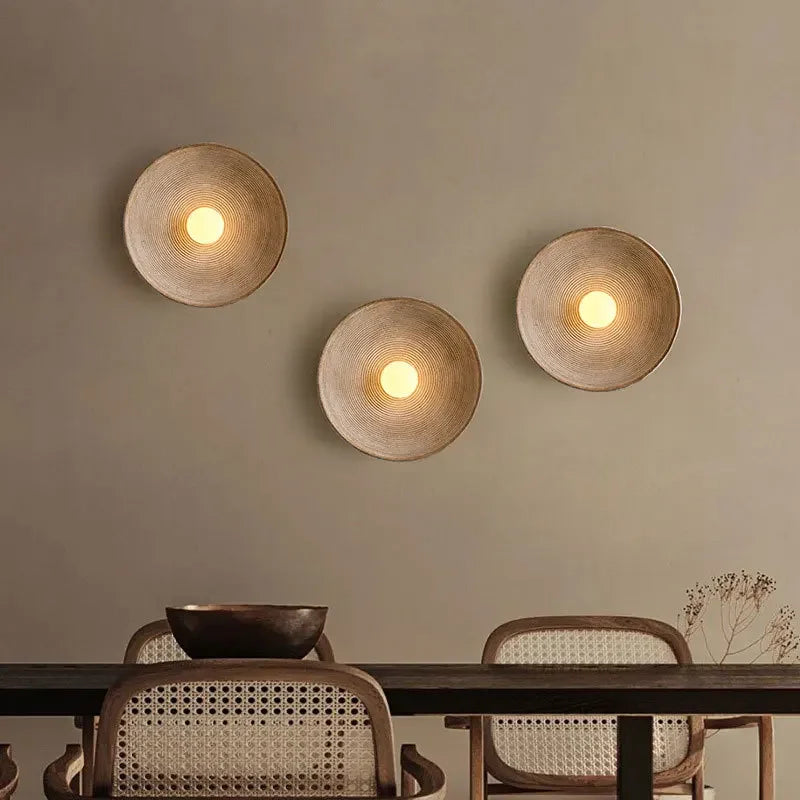 Minimalistische Japanische Wandlampe