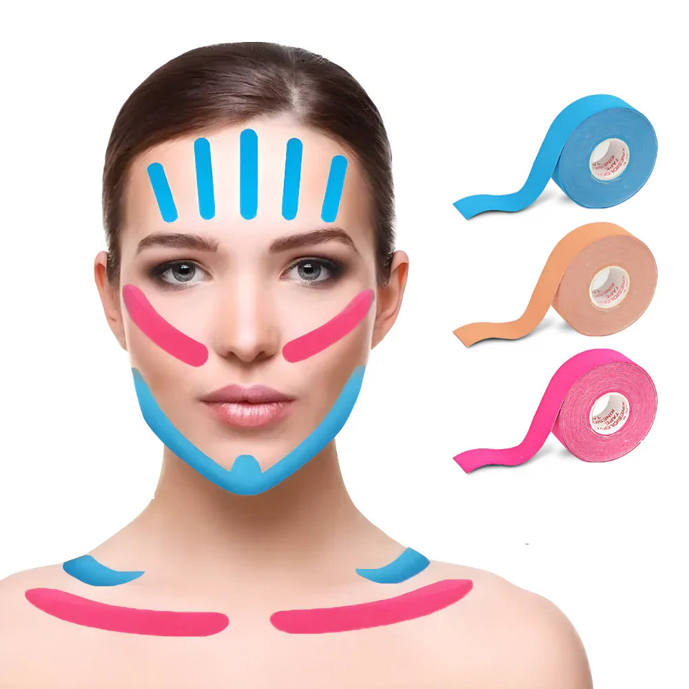 Kinesiologie-Tape Für Gesicht Und Hals | Für Gezielte Unterstützung Und Linderung