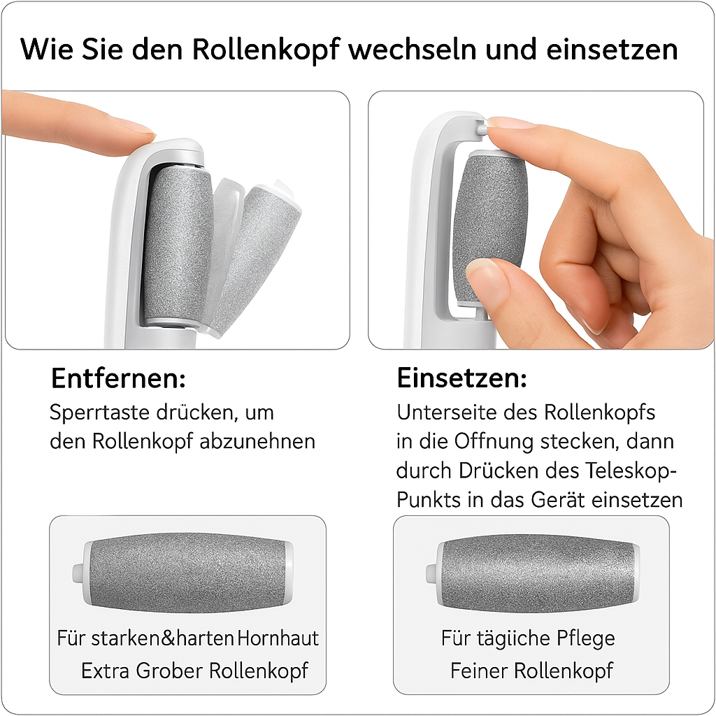 Elektrischer Hornhaut Entferner für die Füße