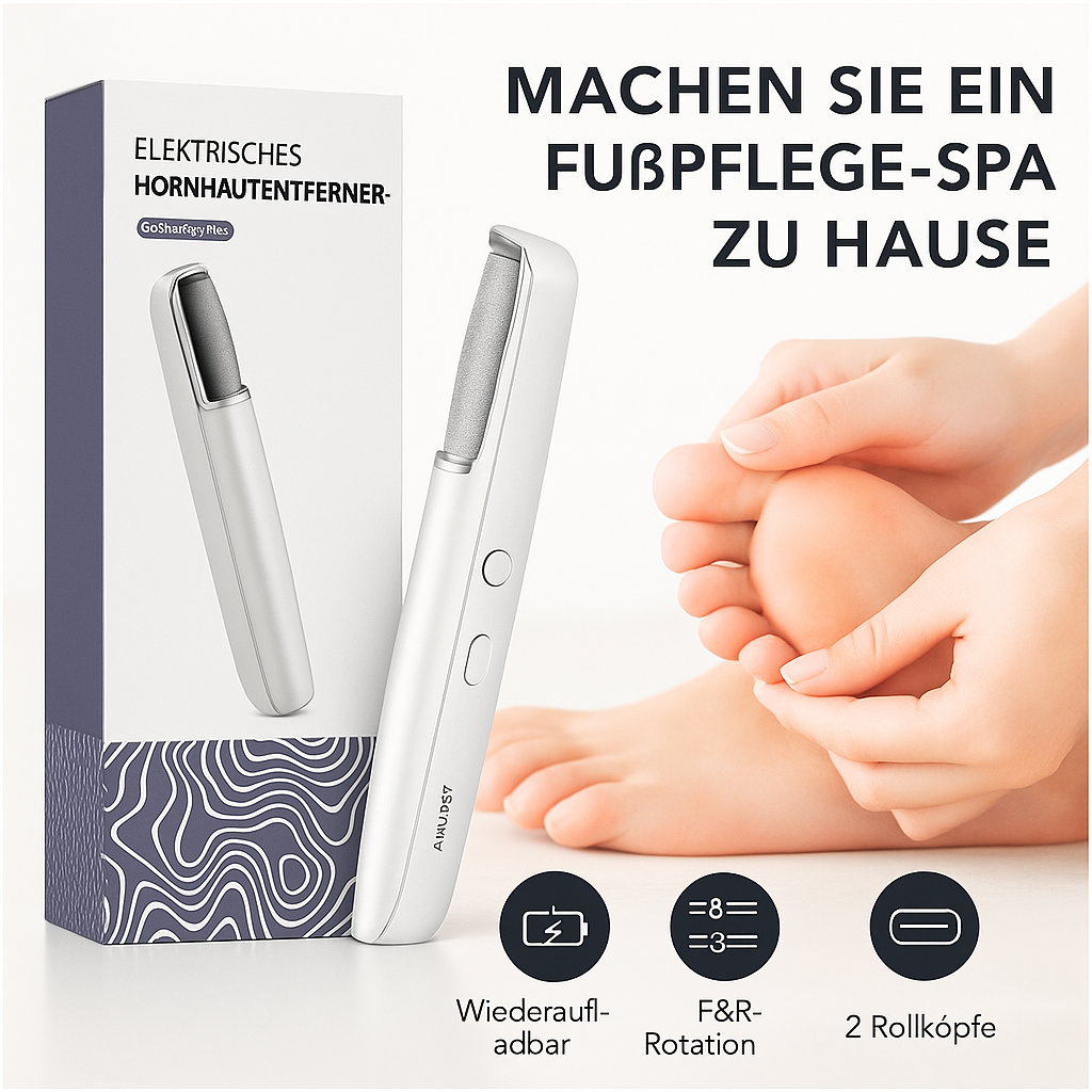 Elektrischer Hornhaut Entferner für die Füße