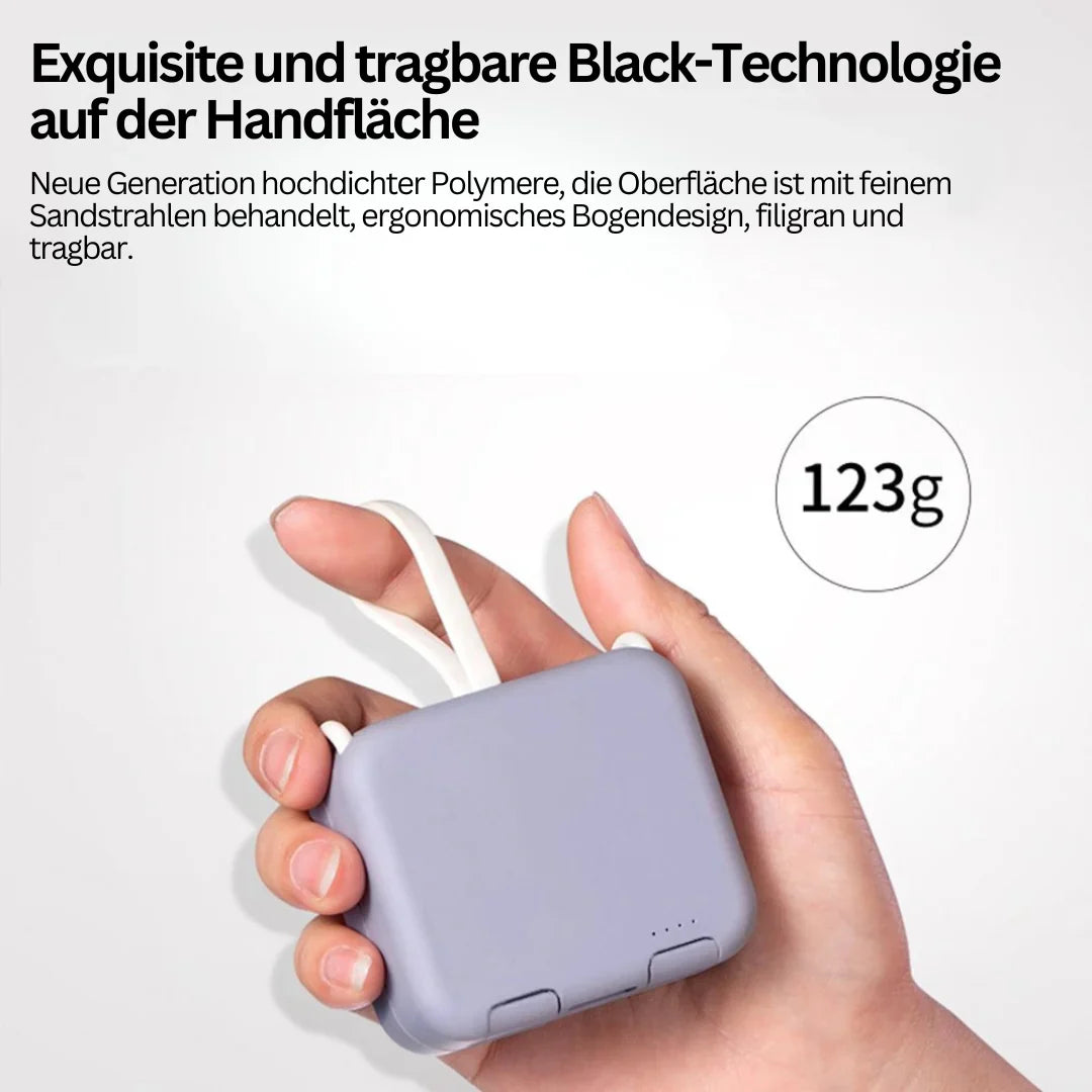 Faltbare Powerbank – Tragbares Notfall Ladegerät für unterwegs