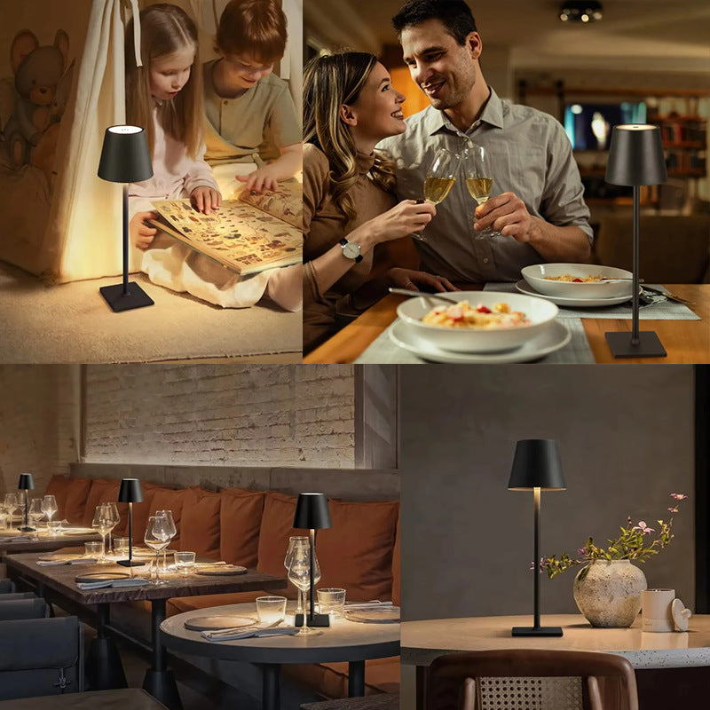 Elegante LED-Tischleuchte Mit Akku