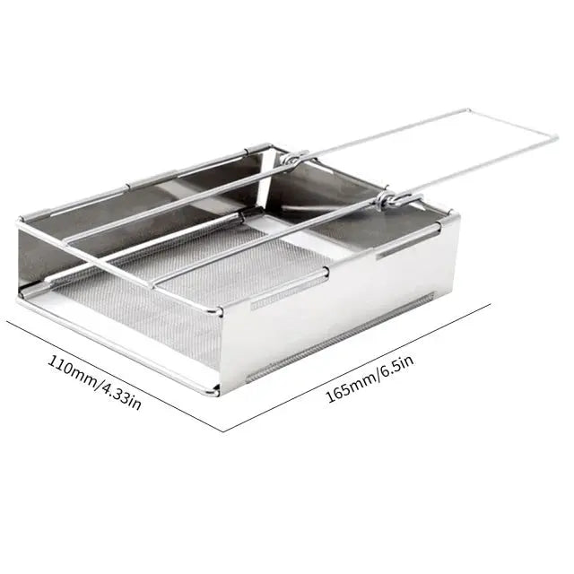 Faltbarer Edelstahl Holzofen – Tragbarer Campingkocher für Outdoor Kochen