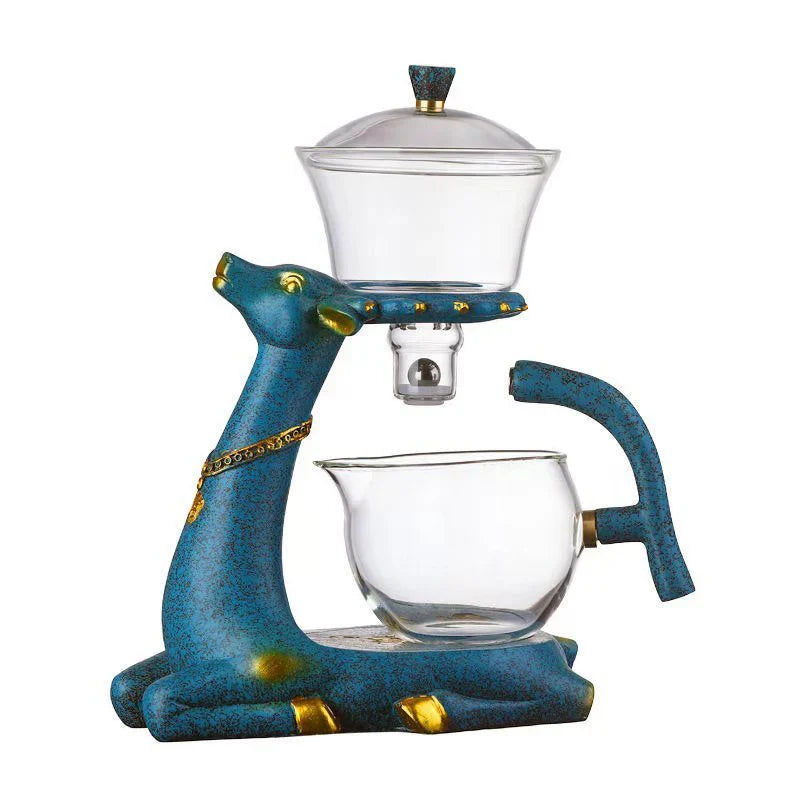 Kunstvolles Teebrenn Set mit Tiere Design – Exklusives Tea Brewer für einen Stilvollen Teetrinkgenuss