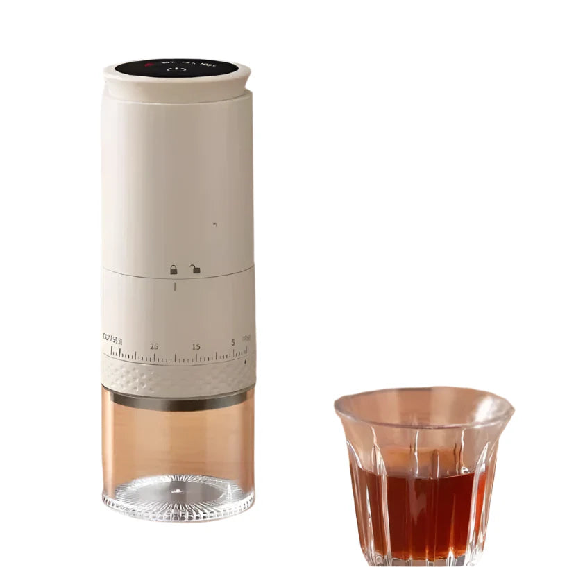 Tragbare Elektrische Kaffeemühle mit Einstellbarem Mahlgrad