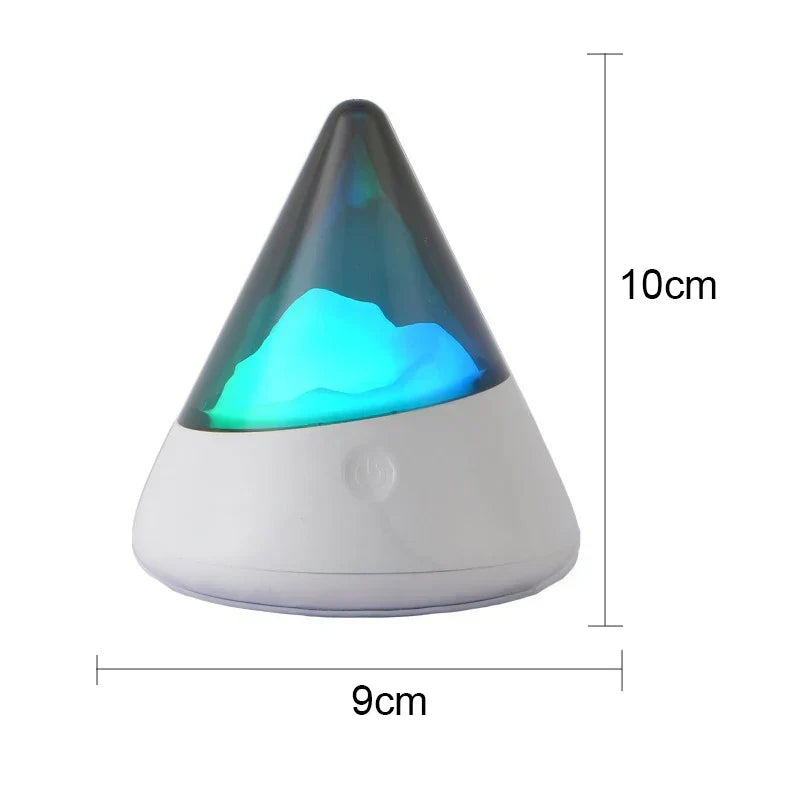 Drahtloses LED Eisberg Nachtlicht – Modernes Design für Entspannte Beleuchtung