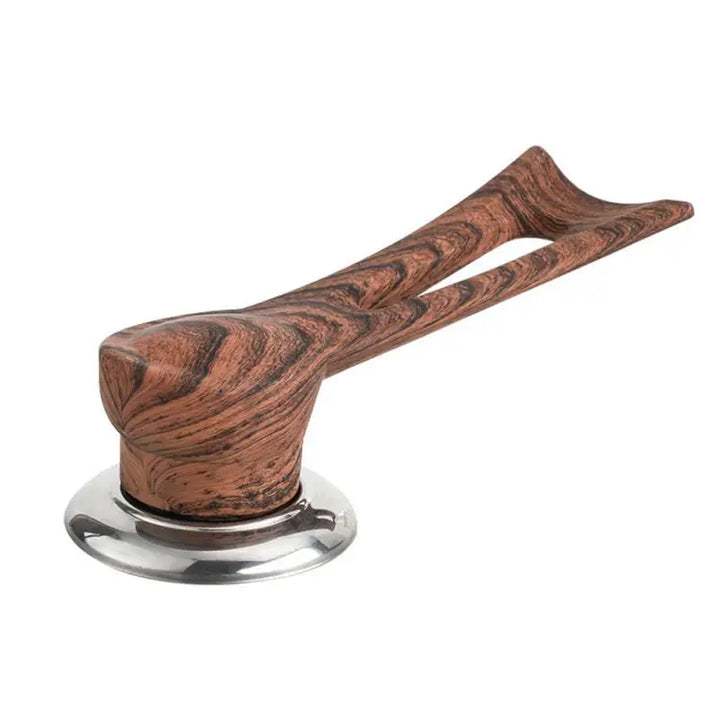 Ersatzgriff für Topfdeckel – Holzdesign mit Edelstahlbasis