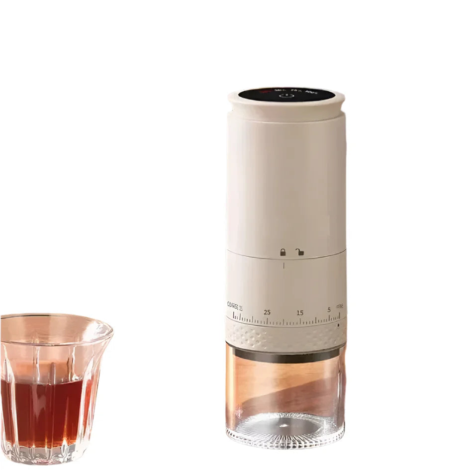 Tragbare Elektrische Kaffeemühle mit Einstellbarem Mahlgrad