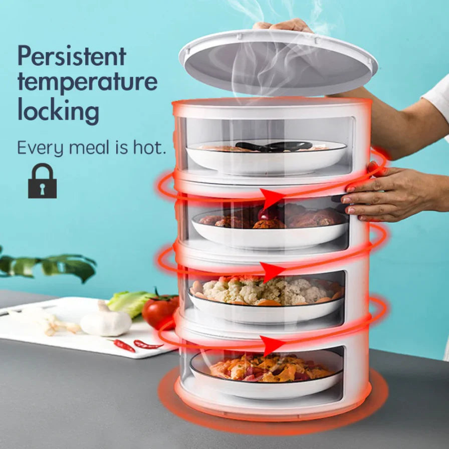 Stapelbare Multifunktionale Aufbewahrungsdose für Essen – Platzsparendes und Praktisches Food Storage System