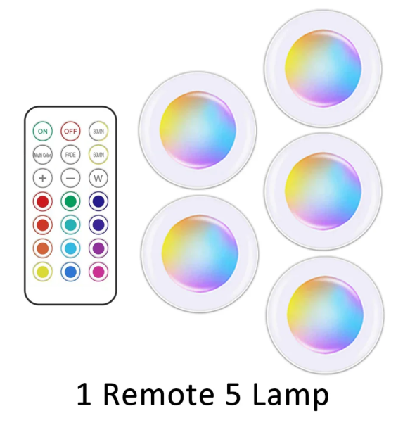 Kabellose RGB-LED-Unterlichtleiste