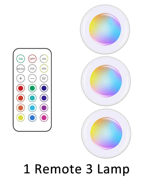 Kabellose RGB-LED-Unterlichtleiste