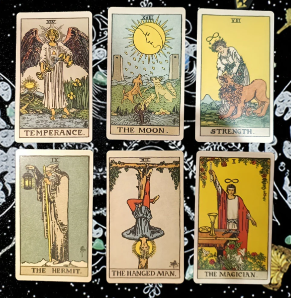 Traditionelles Tarotdeck Mit 78 Karten