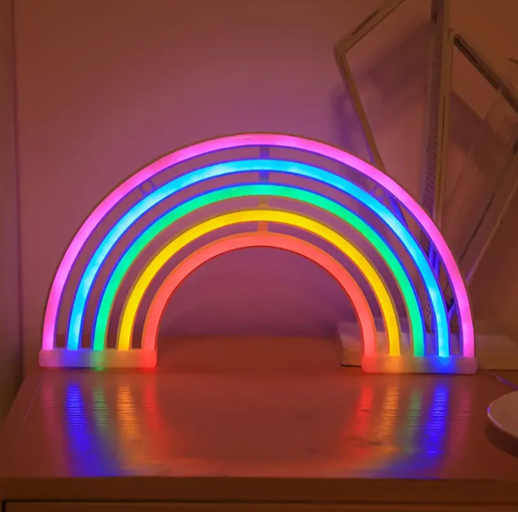 Farbenfrohe Regenbogen-Stimmungsleuchte