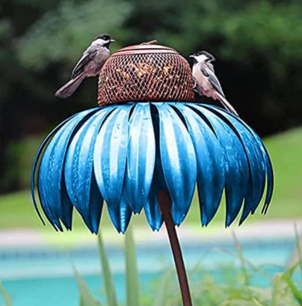 Vogelfutter Station Im Blumen- Design