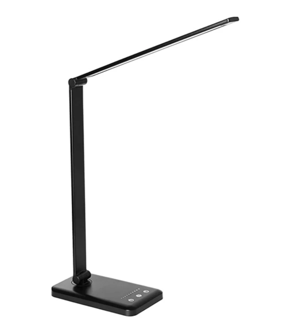 Zeitgemäße verstellbare LED-Tischlampe mit Ladefunktion