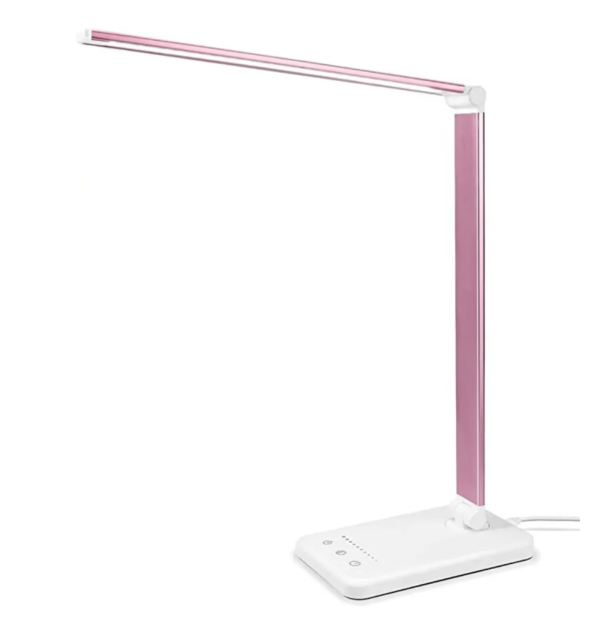 Zeitgemäße verstellbare LED-Tischlampe mit Ladefunktion
