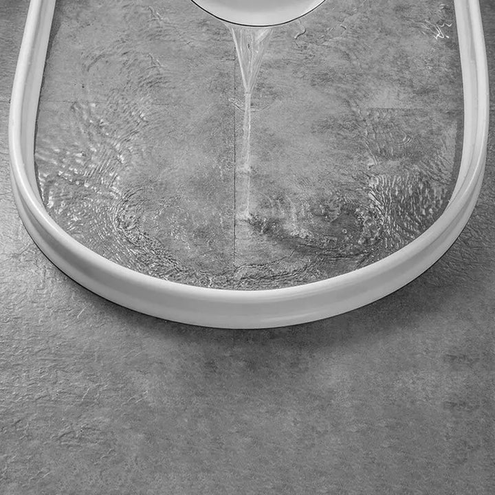Wasserabweisende Silikonbarriere für Duschen