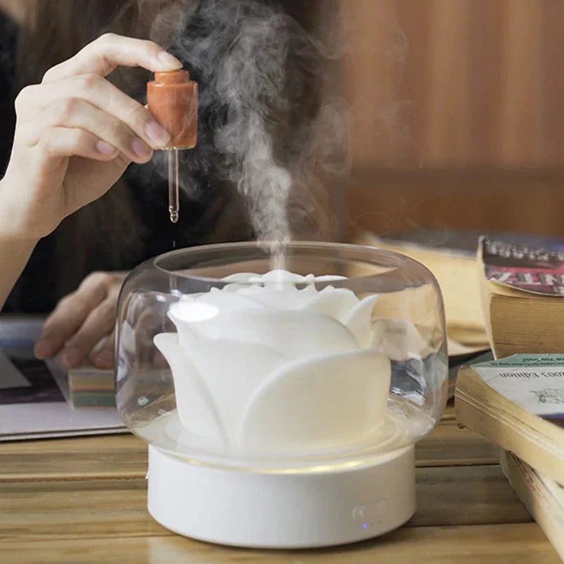 Aromatherapie-Luftbefeuchter – Eleganter Ultraschall-Diffuser mit LED & Duftöl-Funktion
