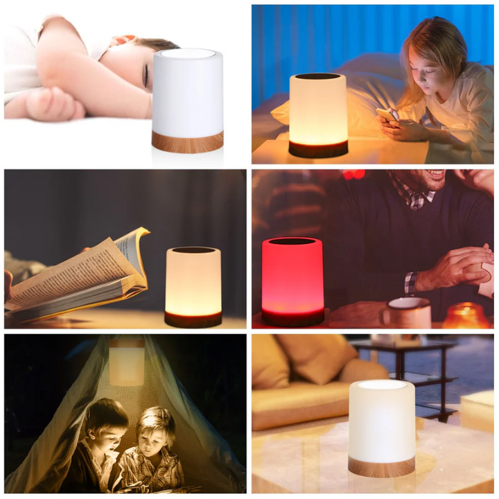 Dimmbares LED Nachtlicht mit Modernem Design und Farbwechsel